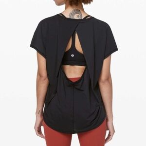 Lululemon Get Set Short Sleeve Black NWT